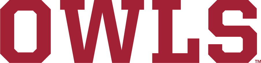 Temple Owls 2020-Pres Wordmark Logo diy DTF decal sticker